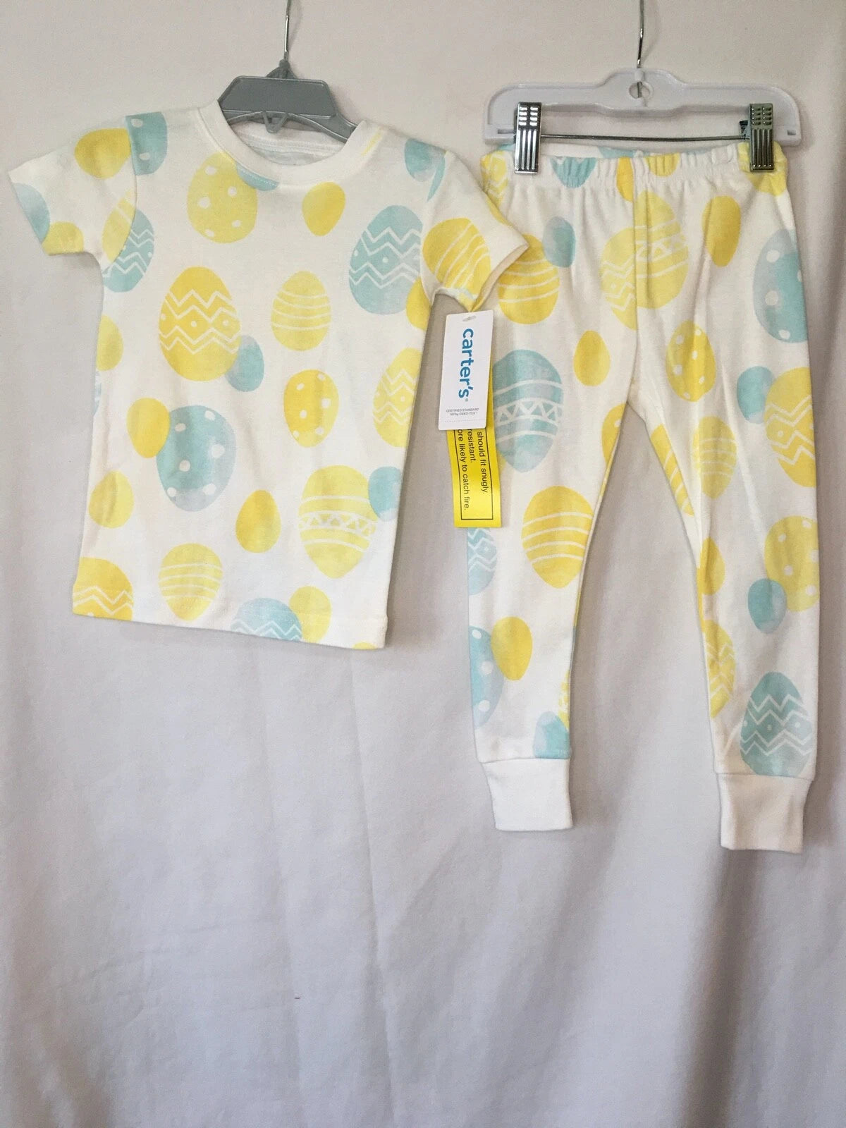 NWT Carter's Easter Eggs Pajama Set Boy or Girls Multicolor Many sizes