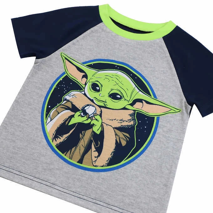 Star Wars Mandalorian Baby Yoda 4 Piece Pajama Set Size 4T