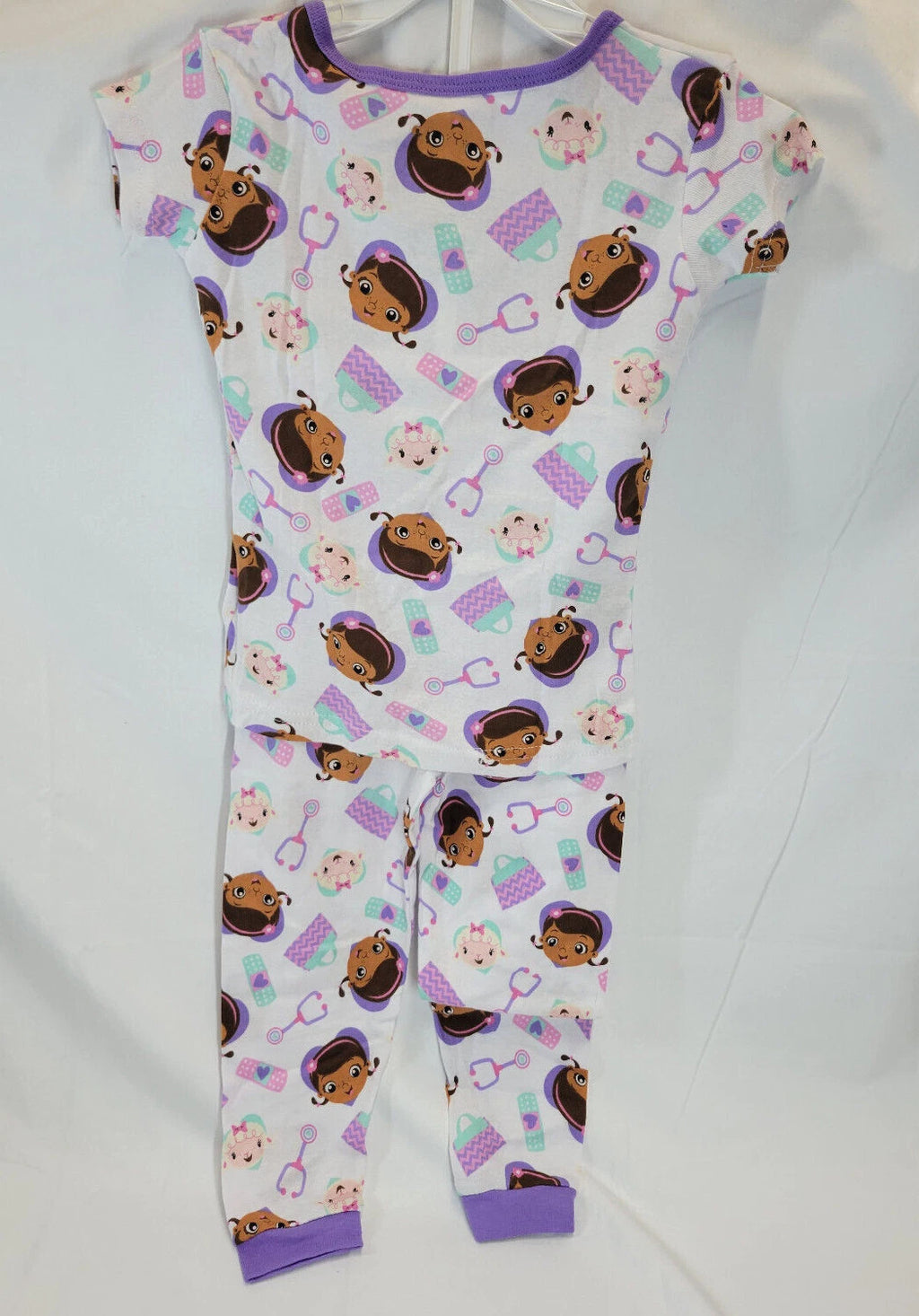 Disney Junior Doc McStuffins Pattern Childrens Pajamas Set 4T