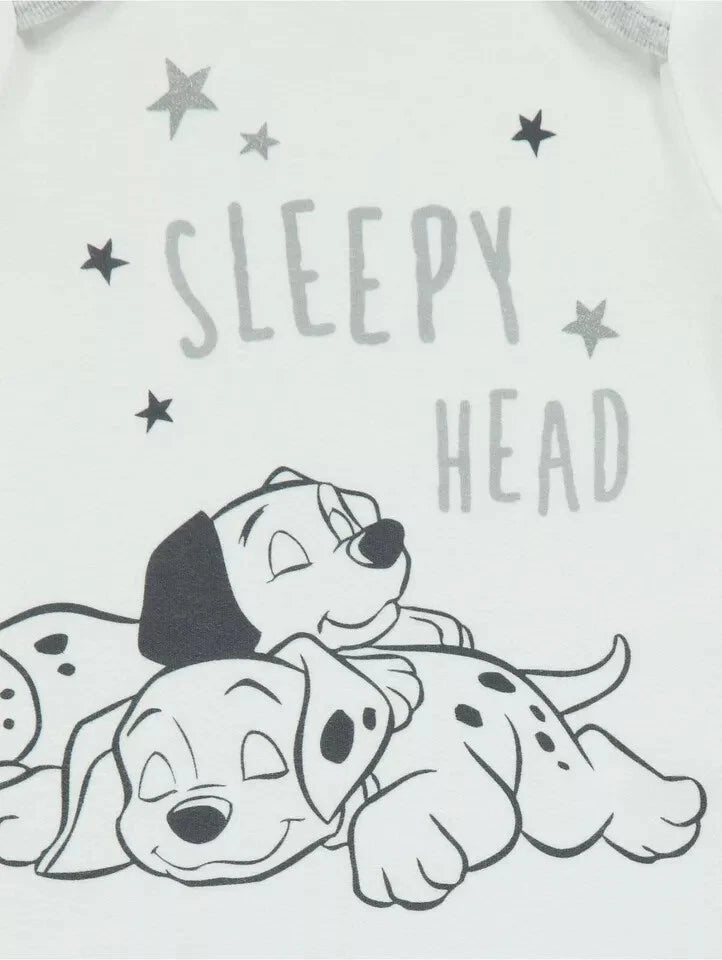 Baby Boys Girls Disney 101 DALMATIANS Pyjamas PJs & Dressing Gown Set 9-18 Mths