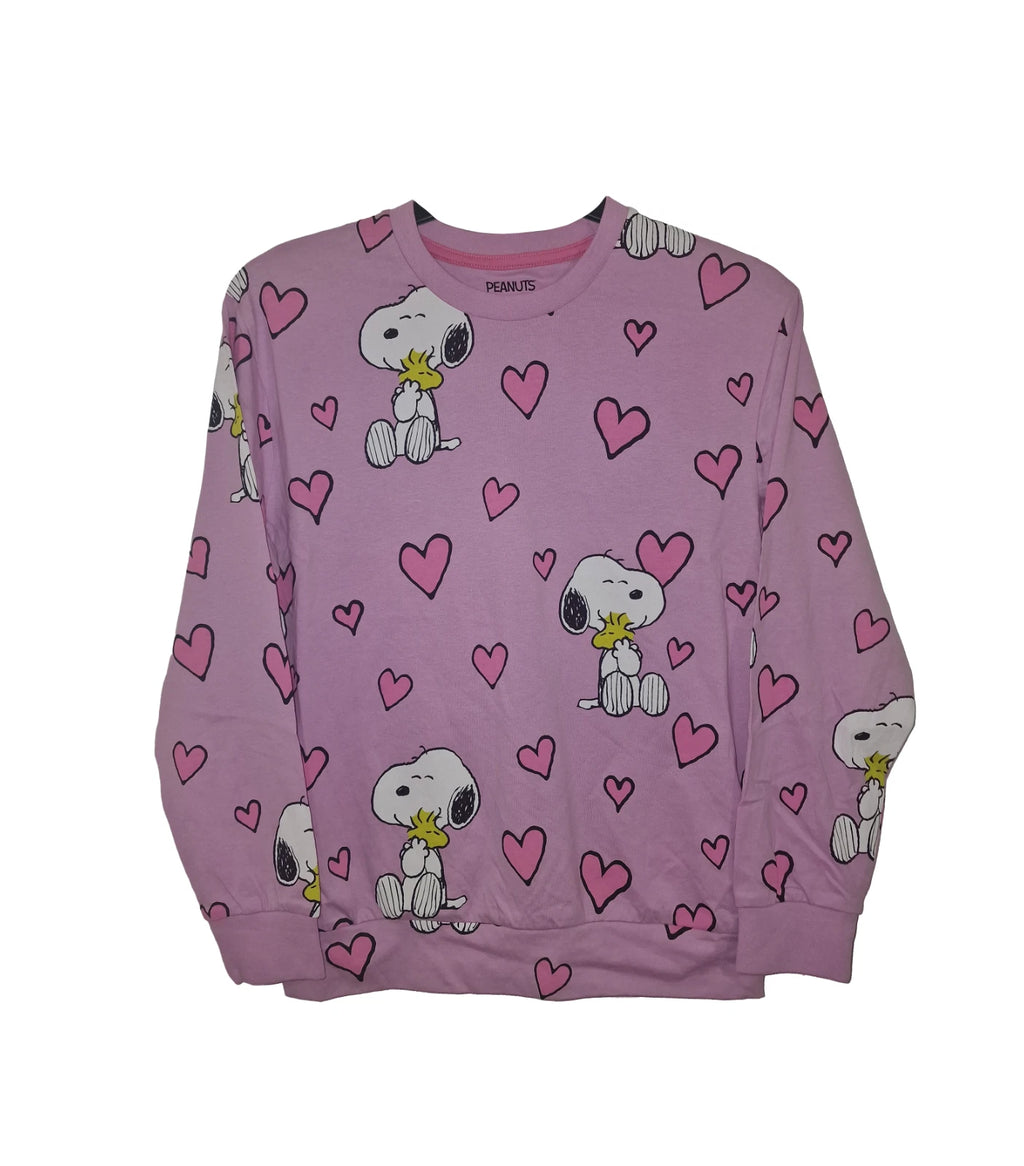 Ex M&S Peanuts Snoopy Pyjamas PJs Girls 6-16 Years NEW Pink