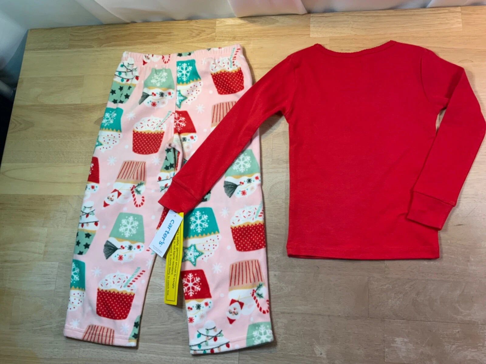 New Girl's Carter's Holiday PJ Set says Sweet Dreams with Cupcakes-CUTE!-U Pick*