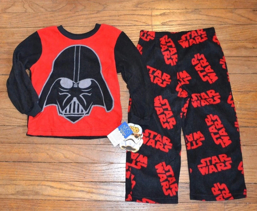 Star Wars Darth Vader Soft 2 Piece Fleece Pajama Set Toddler Size 4 or 4T Disney