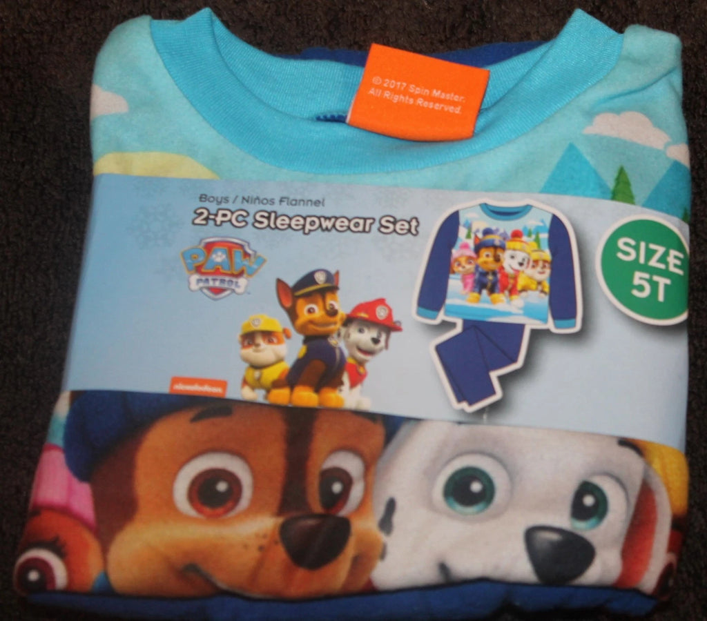 Nickelodeon Paw Patrol Toddler 2 pc sleepwear set Sizes 3T 4T or 5T new #779