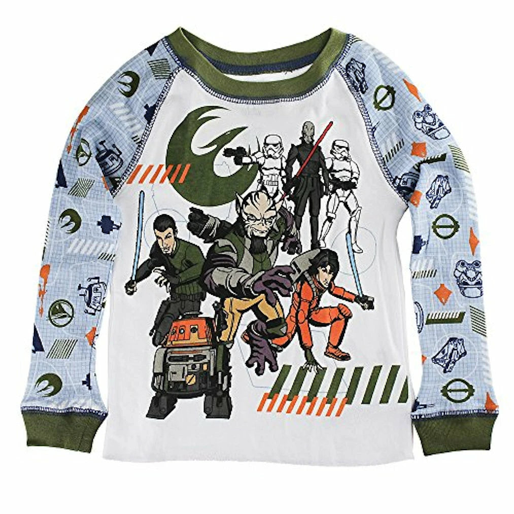 Disney Star Wars Rebels Little Boys 2 Piece Pajama Set (Size 4) NEW