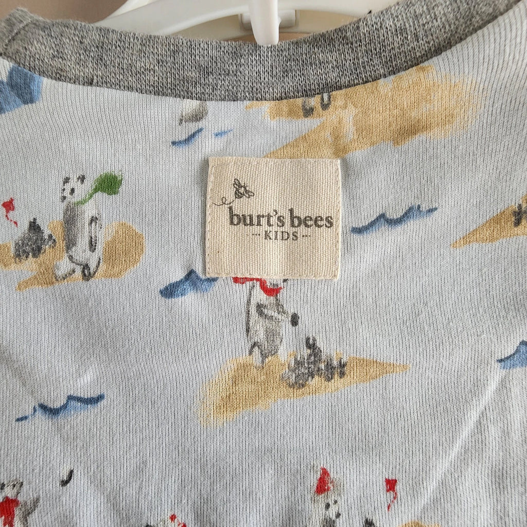Burt's Bees Toddlers Snug Fit Pajama Set, Polar Bear Snowball, Choose Size 4T/5T