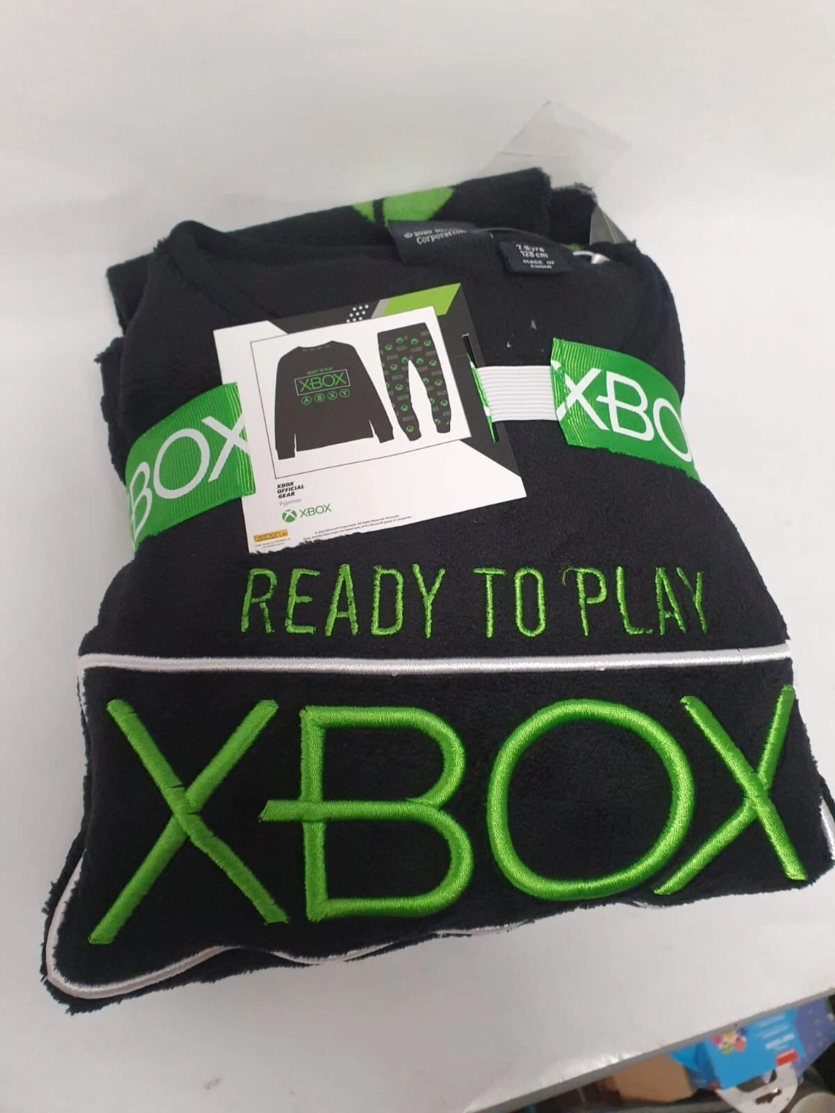 Primark Kids Boys Xbox Fleece Pyjama Set Long Sleeve Loungewear Sleepwear Gift