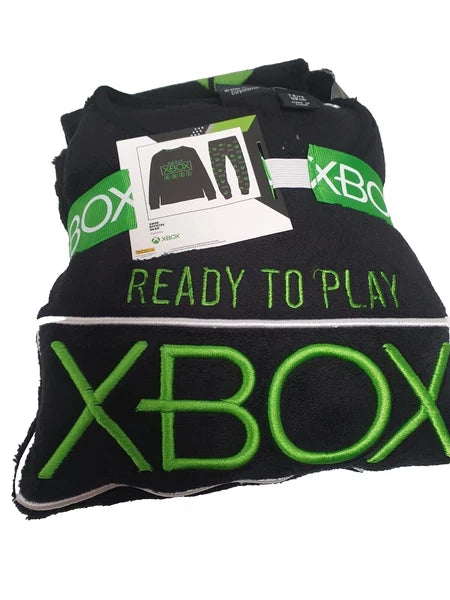 Primark Kids Boys Xbox Fleece Pyjama Set Long Sleeve Loungewear Sleepwear Gift