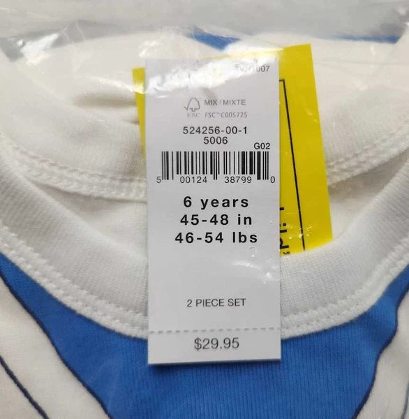 New 4 5 6 years toddler Gap Kids veterinarian costume pajama set animal doctor