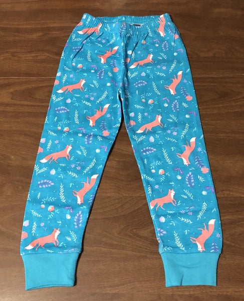 NEW Crazy 8 Girls Fox Print Pajamas Sizes 3T & 4