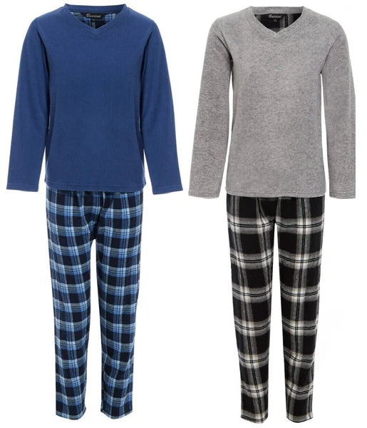 SUMMER Ex STORE Boys Fleece Pyjamas Supersoft Cosy Long Sleeve Gaming Nightwear