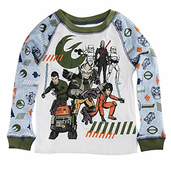 Disney Star Wars Rebels Little Boys 2 Piece Pajama Set (Size 4) NEW
