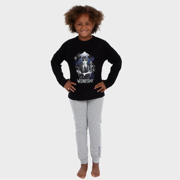 Wednesday Pyjamas | Girls Pyjamas | Wednesday Pyjama Set | Girls Pjs