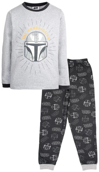 Star Wars Kids Pyjamas Mandalorian Long Sleeve PJ set Winter Cotton Christmas