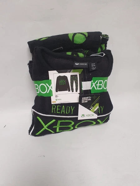 Primark Kids Boys Xbox Fleece Pyjama Set Long Sleeve Loungewear Sleepwear Gift