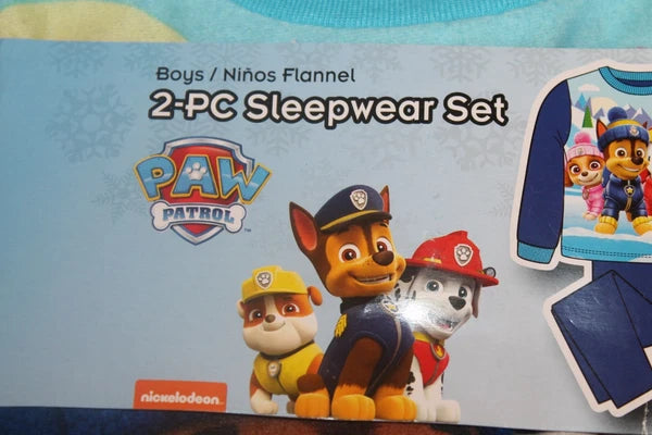 Nickelodeon Paw Patrol Toddler 2 pc sleepwear set Sizes 3T 4T or 5T new #779