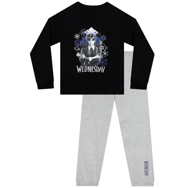 Wednesday Pyjamas | Girls Pyjamas | Wednesday Pyjama Set | Girls Pjs