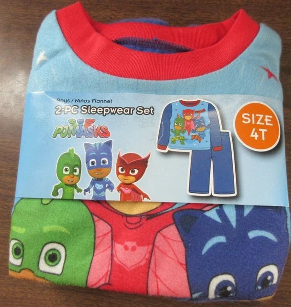 PJ Masks Toddler Boys Flannel 2 pc Pajama Set Sleepwear 2T PJMasks