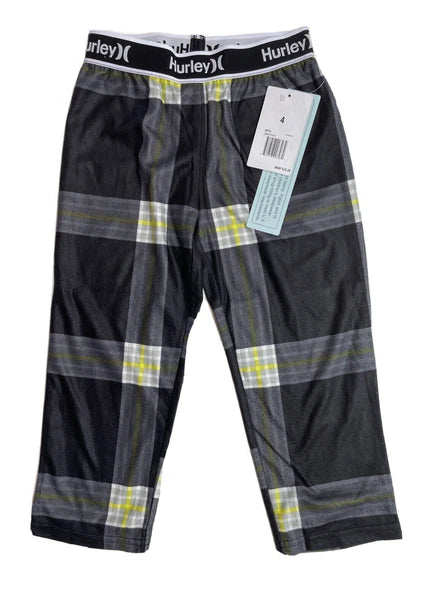 HURLEY  Boys Flannel Sleepwear Pants or Long Sleeve 2-PC Sets Sizes 4-12  *NWT*