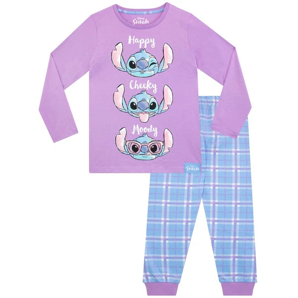 Disney Lilo and Stitch Girls Pyjamas | Stitch Pyjama Set | Girls Disney PJS