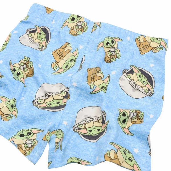 Star Wars Mandalorian Baby Yoda 4 Piece Cotton Pajama Set Size 4T