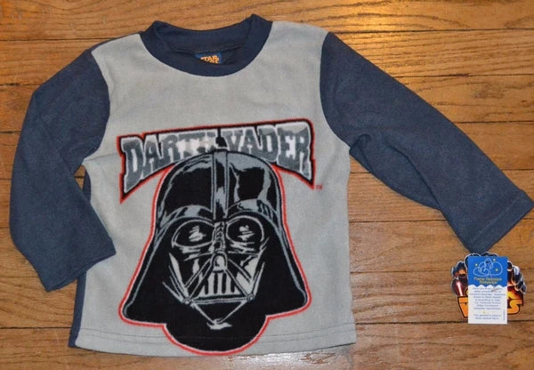 Star Wars Darth Vader Camo Soft 2 Piece Fleece Pajama Set Toddler Size 4