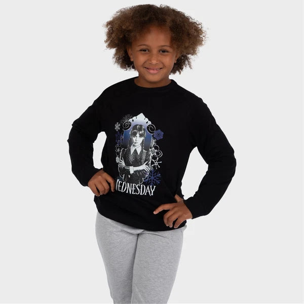 Wednesday Pyjamas | Girls Pyjamas | Wednesday Pyjama Set | Girls Pjs