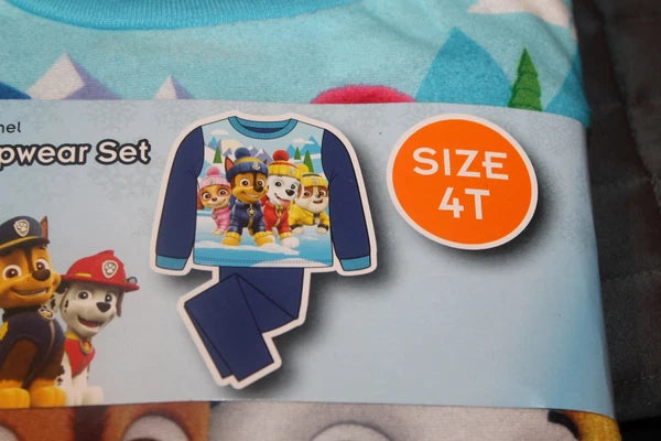 Nickelodeon Paw Patrol Toddler 2 pc sleepwear set Sizes 3T 4T or 5T new #779