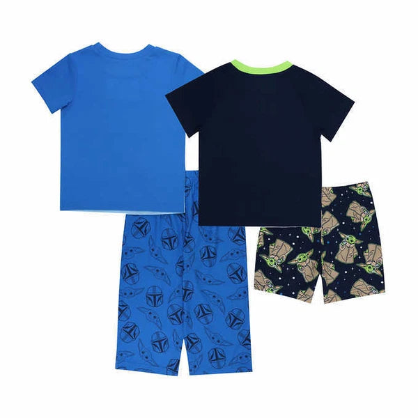 Star Wars Mandalorian Baby Yoda 4 Piece Pajama Set Size 4T