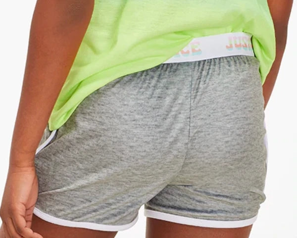 *NWT* JUSTICE GIRLS SIZE 8 HELLO WEEKEND GREEN BLUE OMBRE TOP N SHORTS PAJAMAS