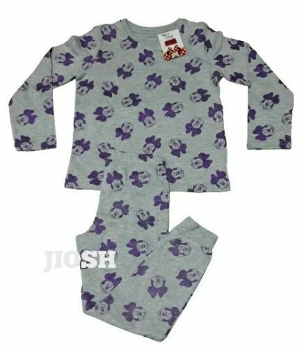Disney Minnie Mouse Kids Girls Cotton Pyjamas Pjs Set Nightwear  Pyjama Set