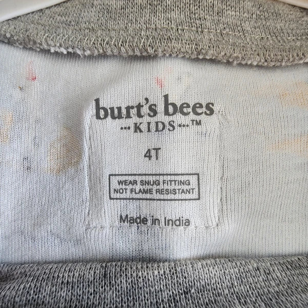 Burt's Bees Toddlers Snug Fit Pajama Set, Polar Bear Snowball, Choose Size 4T/5T