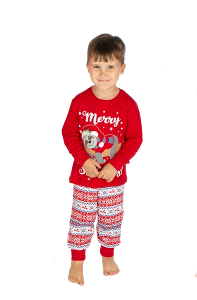 Boys Girls Personalised Christmas Sloth  Pyjama Set 4-5 years up to 13 Years