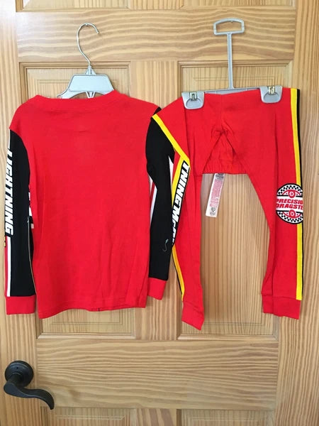 New DISNEY STORE Lightning McQueen Cars Costume Boys Pajamas PAL Pajama Set