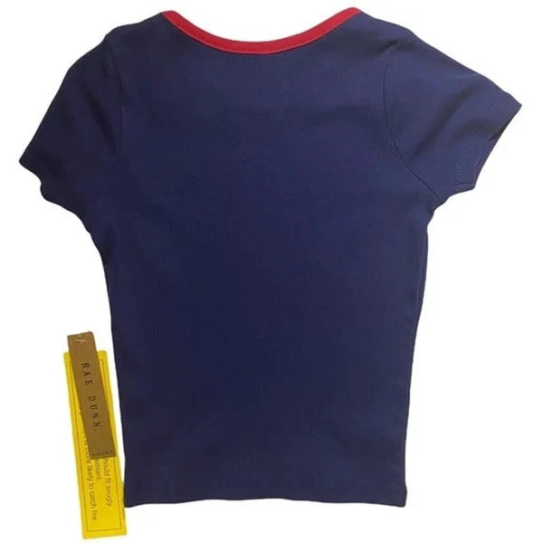 NEW Rae Dunn Firecracker Pajamas 4th Of July Ribbed Cotton PJs Size 4 or 8