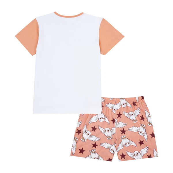 Harry Potter Girls Short Pyjamas, Hedwig Pjs, Ages 7 Years to 14 Years