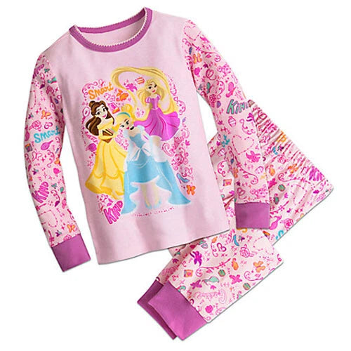 [Disney Store] Disney Princess Long  Sleeve PJ PALS for Girls - New - Size 5