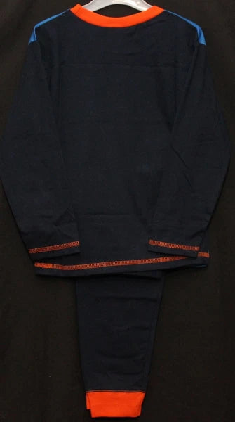 HOT WHEELS Boy's Pyjamas /Navy Blue SUPER FAST Cars PJs -Sizes 4-10 Years