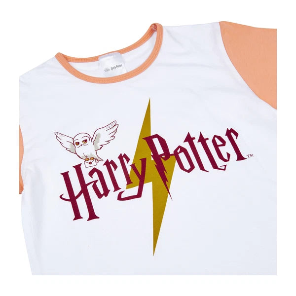 Harry Potter Girls Short Pyjamas, Hedwig Pjs, Ages 7 Years to 14 Years