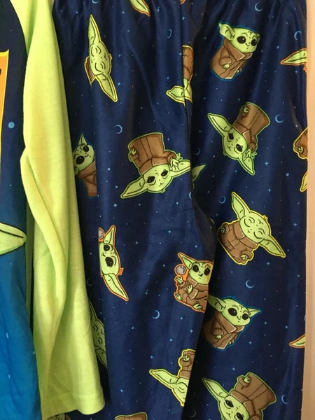 New Star Wars Boy Baby Yoda Grogu The Mandalorian Pajama Set 6/7,8
